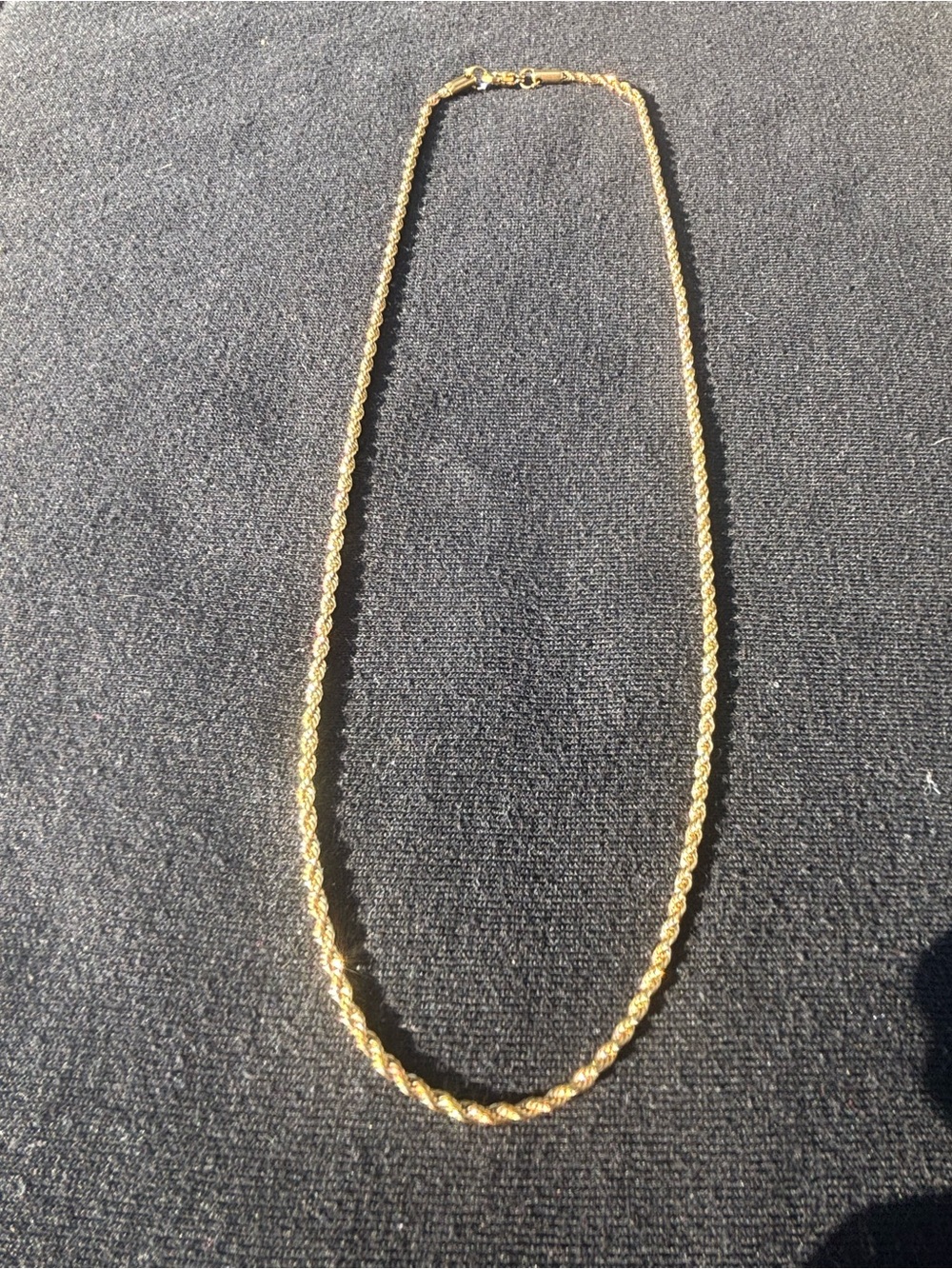 18k Gold Rope Chain - Picture 3 of 4